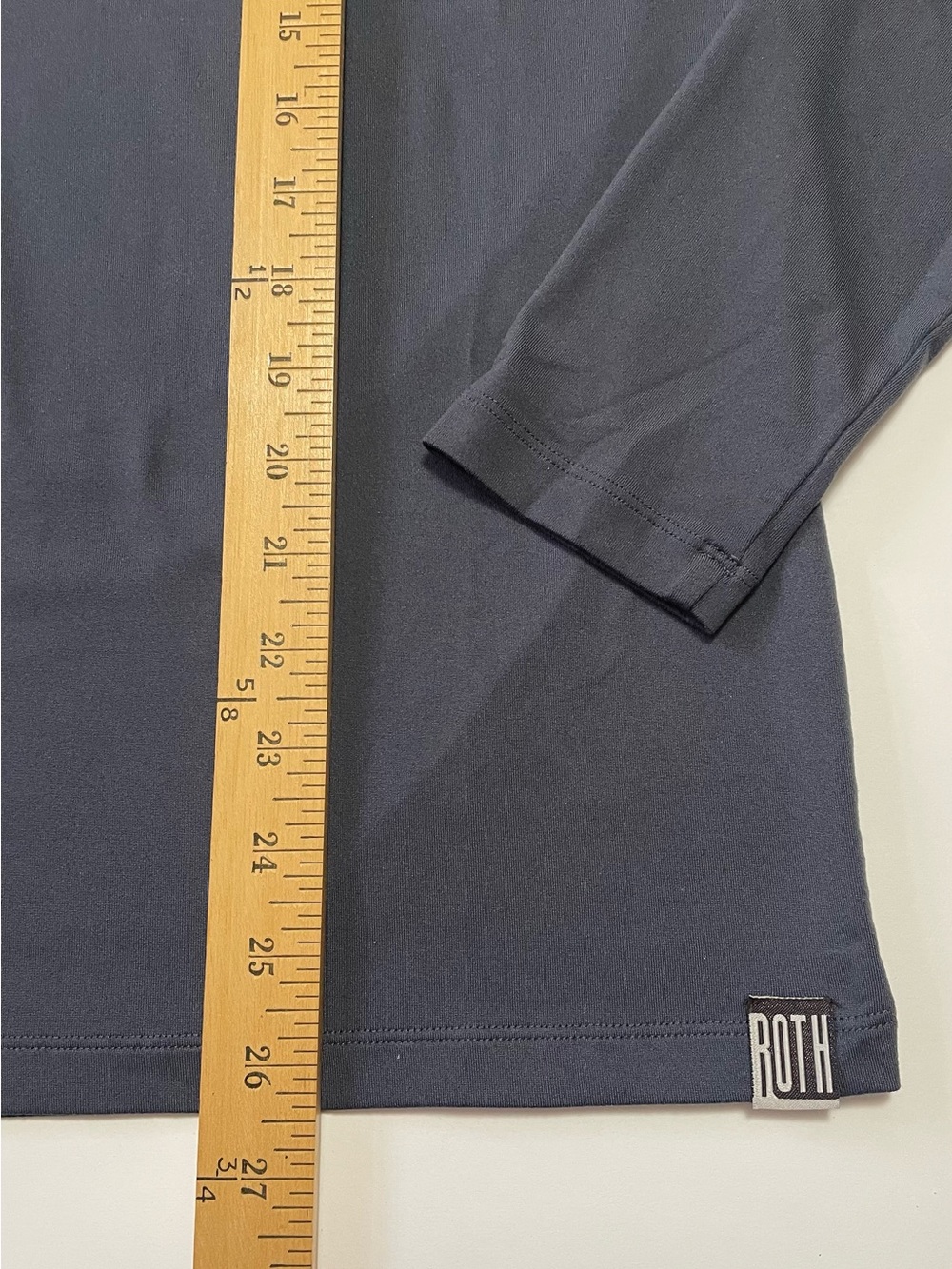 Rothco Men's Long Sleeve Crew Neck Shirt - Gray XS - Picture 5 of 6